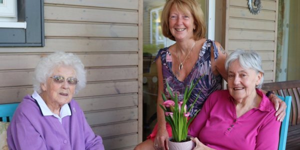 Pauline, Sheila and Sue celebrating International Friendship Day