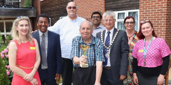 Cllr Paul Turner with representatives of The Fremantle Trust