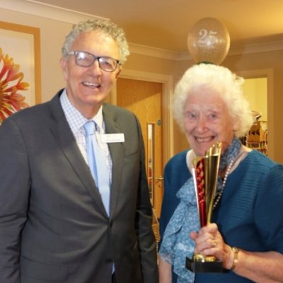 Steve Reynolds, chair of NAPA with winning resident