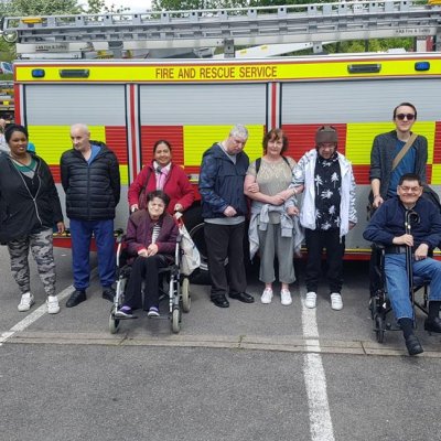 Service users from Downley Lodge